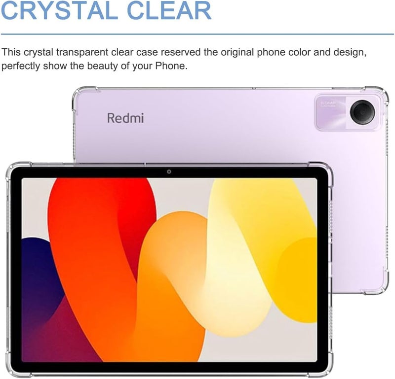 TGK Back Cover for Redmi Pad SE 11 inch Tablet Case Transparent - Image 5
