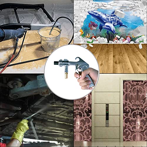TOOGOND Sand Blaster Gun,Sandblasting Sandblaster Gun Kit for Sandblast Blast Cabinet with Ceramic Nozzles，Abrasive Sand Blasting Gun Air Compressor, 4Pcs Ceramic Nozzles Extra Iron Nozzle Tip Set - Image 2