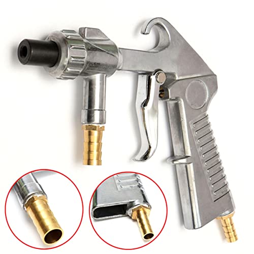 TOOGOND Sand Blaster Gun,Sandblasting Sandblaster Gun Kit for Sandblast Blast Cabinet with Ceramic Nozzles，Abrasive Sand Blasting Gun Air Compressor, 4Pcs Ceramic Nozzles Extra Iron Nozzle Tip Set - Image 5