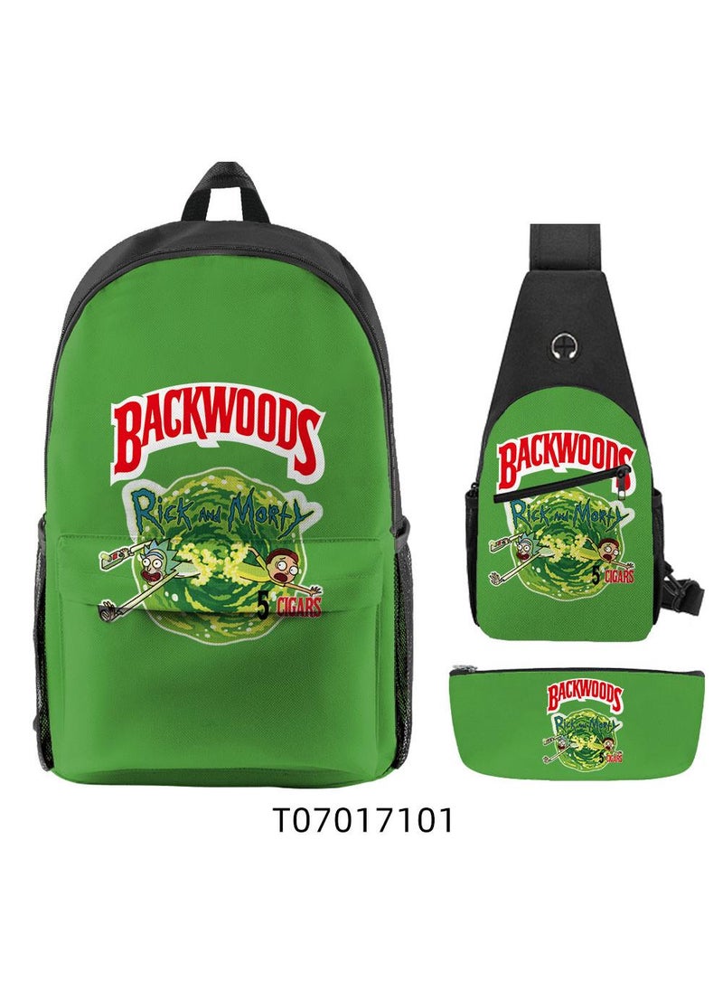 3-Piece Cartoon BACKWOODS 3D Print Backpack Set - pzsku/ZA00DF4FB321DAE1B6851Z/45/_/1712734093/883e335c-1d6c-456c-b0cf-ac5a9e8ad168