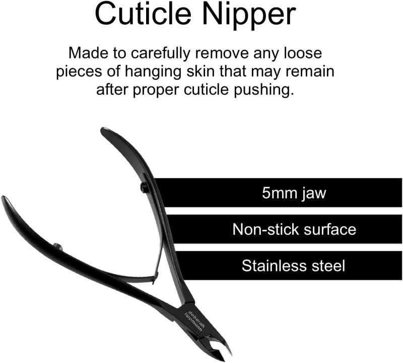Deborah Lippmann Professional Stainless Steel Cuticle Nippers for Manicure and Pedicure - Image 2