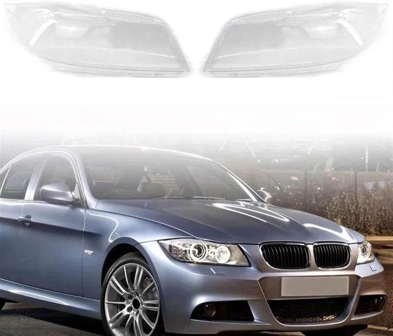 Wivplex 2PCS Clear Lens Headlight Covers for BMW 3-Series E90 E91 - Image 3
