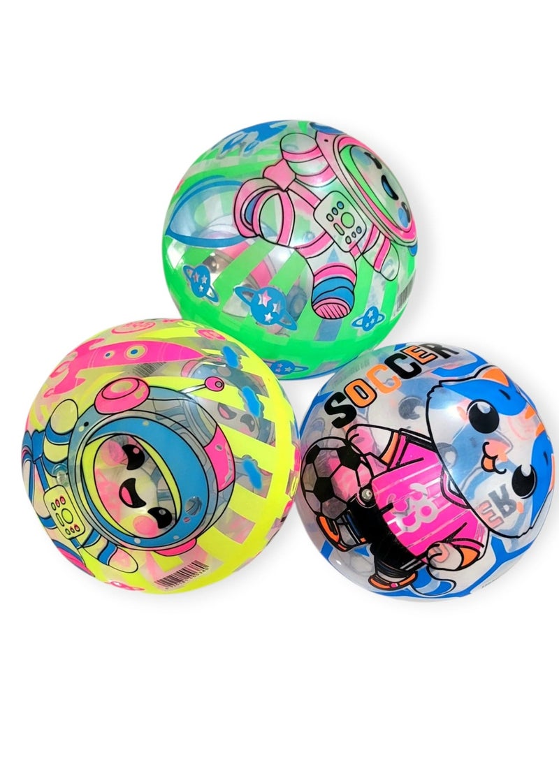 كرات لعب للأطفال برسومات كرتونية مرحة – ألوان زاهية وتصاميم ممتعة
