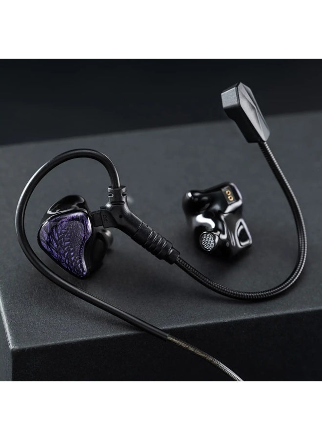 Celest Wyvern Black Wired Type-C Gaming Earphones with External Microphone, Noise Cancelling, Gaming Headphones, Compatible with iPhone Type-C, Black - Image 3
