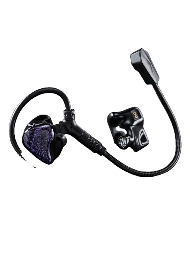Celest Wyvern Black Wired Type-C Gaming Earphones with External Microphone, Noise Cancelling, Gaming Headphones, Compatible with iPhone Type-C, Black - Image 5