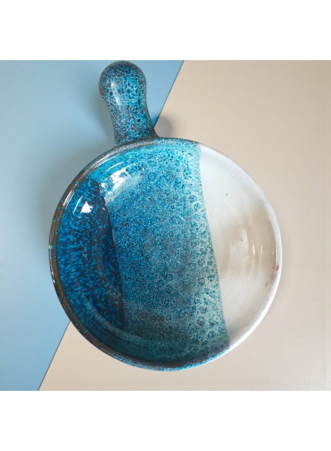 كلور زون بوتري قلايه من الفخار والخزف - آمنة في الفرن والميكروويف" يتحمل درجات الحراره المباشره وغير المباشره, شعله اوداخل الفرن 23 cm - Image 1