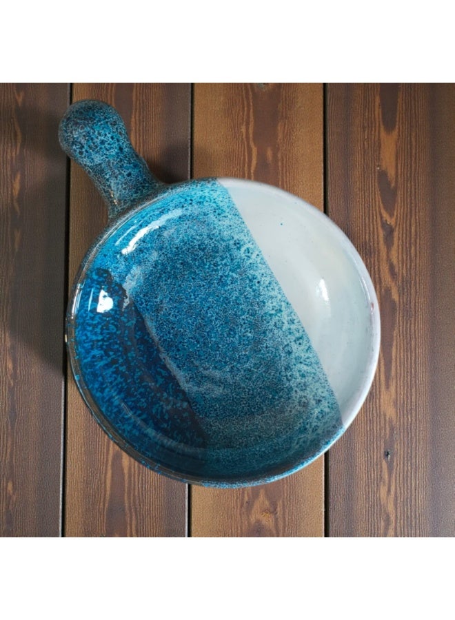 كلور زون بوتري قلايه من الفخار والخزف - آمنة في الفرن والميكروويف" يتحمل درجات الحراره المباشره وغير المباشره, شعله اوداخل الفرن 23 cm - Image 3