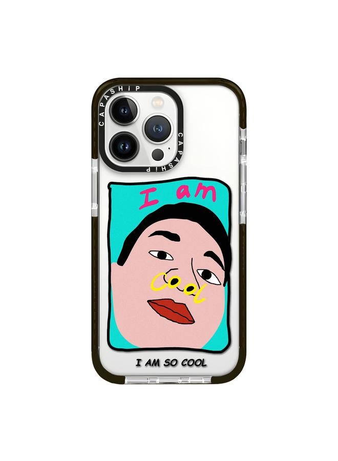 S-TOP Case For iPhone 16 Pro Simple Illustration Pattern Full Coverage Phone Case - Image 1
