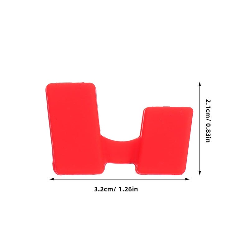 5Pcs Red Silicone Chopstick Trainer Connectors Non Slip Practice Learning Aid - Image 3