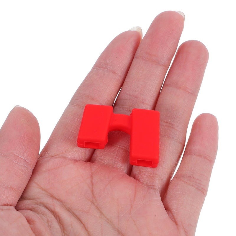5Pcs Red Silicone Chopstick Trainer Connectors Non Slip Practice Learning Aid - Image 5