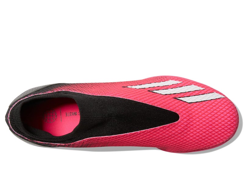 adidas Unisex X SPEEDPORTAL.3 Laceless Turf Soccer Shoe, Team Shock Pink/Zero Metallic/Black, 11.5 US Men - Image 3