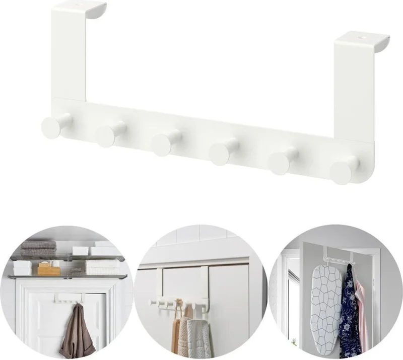 أيكيا Enudden Door Back Hanger 6 Section Metal