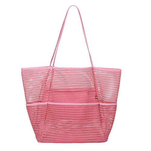 Tainehs Mesh Beach Tote Large Bag 2024 Upgrade for Women with Multiple Pockets for Beach Picnic Vacation Family Travel Swimming Waterproof Pool Bag Travel Essentials - Image 1