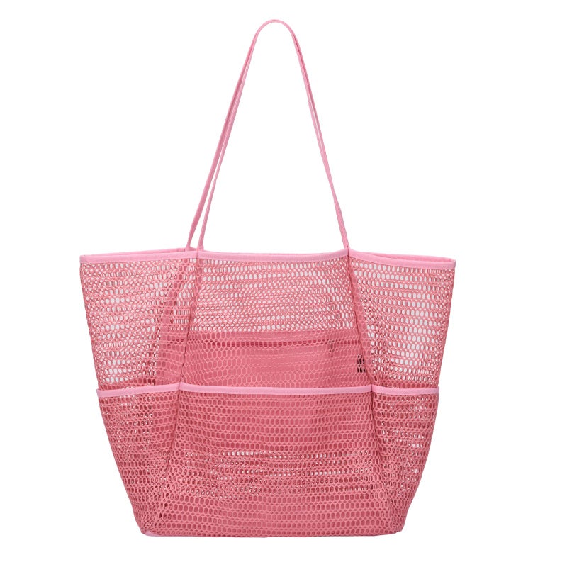 Tainehs Mesh Beach Tote Large Bag 2024 Upgrade for Women with Multiple Pockets for Beach Picnic Vacation Family Travel Swimming Waterproof Pool Bag Travel Essentials - Image 2