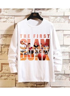 KUYING New Slam Dunk Master Loose Casual Long Sleeve Bottom Shirt  - Image 1