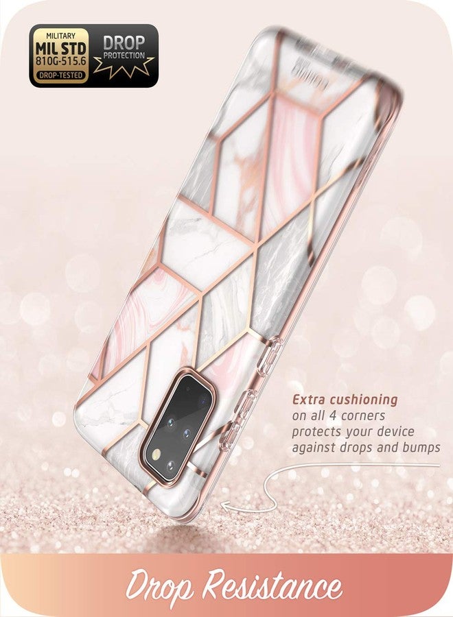 آي-بلاسون جراب i-Blason Cosmo Series لهاتف سامسونج جالاكسي S20+ بلس 5G (إصدار 2020)، جراب واقٍ أنيق لامع بدون واقي شاشة مدمج (رخامي)، Galaxy-S20Plus-Cosmo-Marble - Image 4