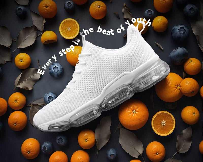 Socviis Men's Air Cushion Running Shoes Breathable Tennis Fashion Sneakers Non Slip Workout Casual Sport Gym Training Soft Sole Walking Shoes - Image 3