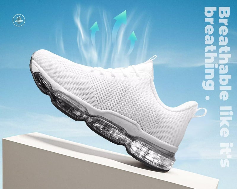 Socviis Men's Air Cushion Running Shoes Breathable Tennis Fashion Sneakers Non Slip Workout Casual Sport Gym Training Soft Sole Walking Shoes - Image 5