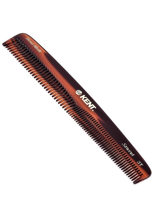 KENT 3T 6.5 Inch Double Tooth Hair Dressing Comb Fine And Wide Tooth Dresser Comb For Hair Beard And Mustache Coarse And Fine Hair Styling Grooming Comb For Men Women And Kids. Made In England - Image 1