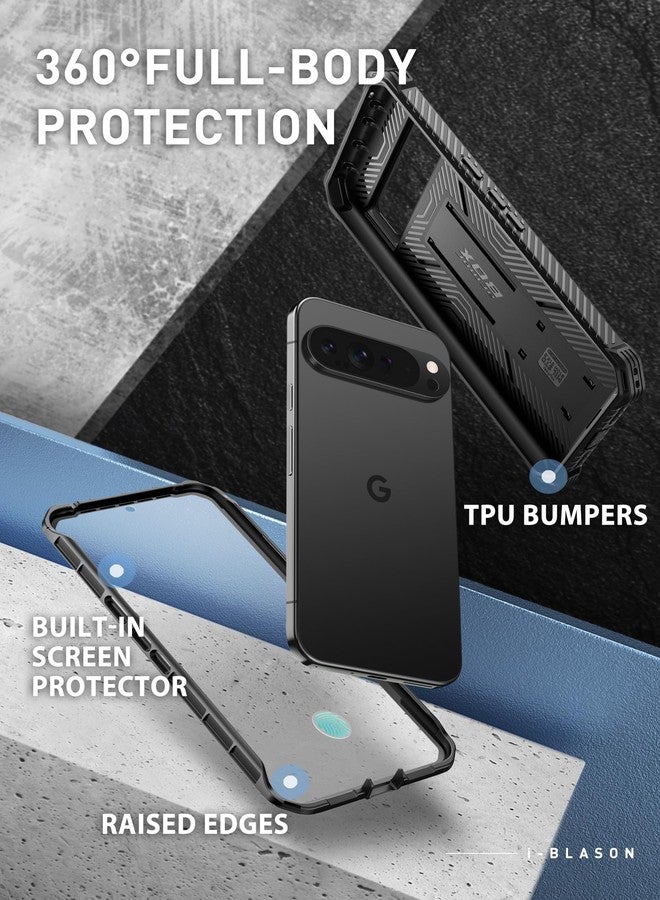 آي-بلاسون جراب i-Blason لهاتف Google Pixel 10 / Pixel 10 Pro مع حامل [واقي شاشة مدمج] [حماية فائقة] جراب حماية متين وعالي التحمل لكامل هيكل هاتف Pixel 10/10 Pro، 6.3 بوصة - Image 4