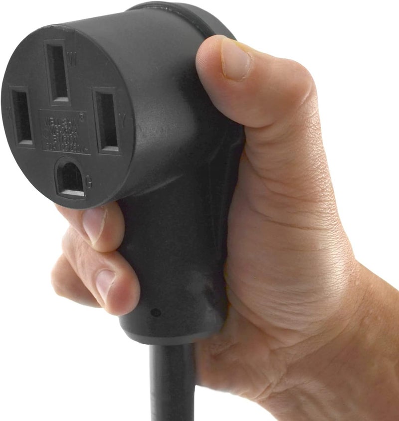 Conntek موصل Conntek EV1030T 30 أمبير NEMA 10-30P لمقبس المجفف إلى محول 50 أمبير للسيارات الكهربائية لسيارات تسلا، أسود - Image 4