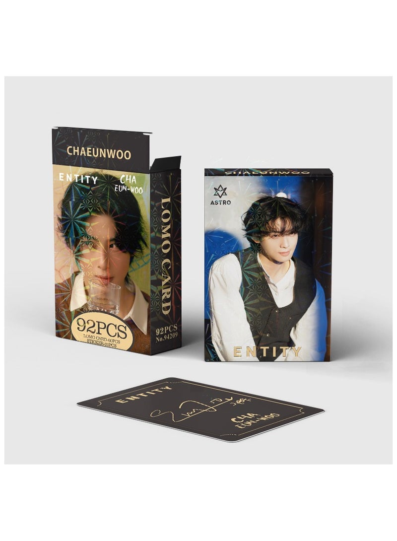 EHOME 92 Piece ChaEunWoo Lomo Card And Stickers - Image 4