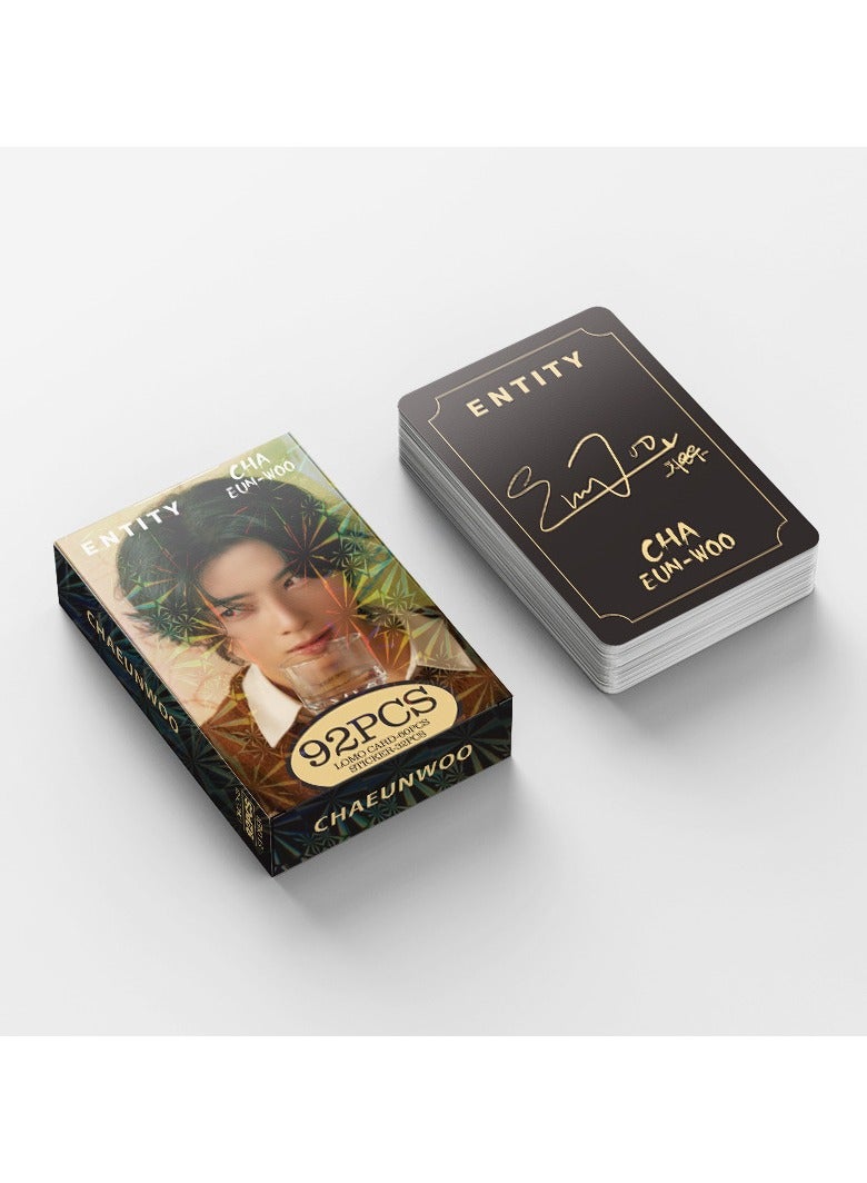 EHOME 92 Piece ChaEunWoo Lomo Card And Stickers - Image 5