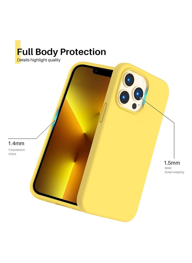 Raxoom Silicone Protective Case Compatible with iPhone 14 Pro Max Soft Liquid Gel Rubber Cover Shockproof Bumper Anti-Scratch Anti-Fingerprint Anti-Drop Slim Cover for iPhone (for iPhone 14 Pro Max) - Image 3