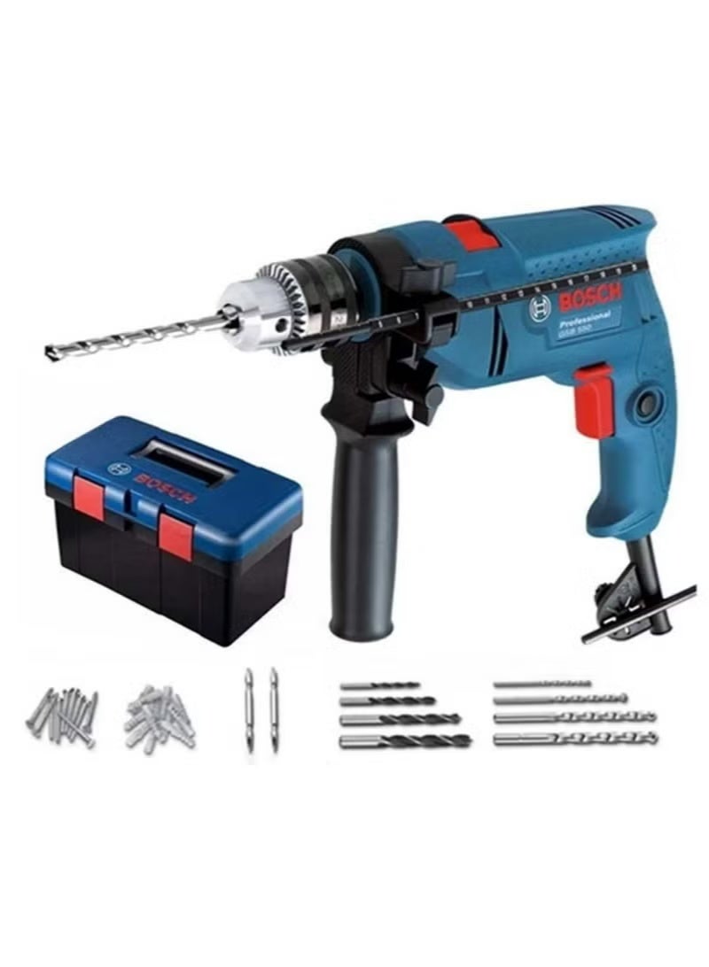 Bosch Impact Drill with Fischer Kit GSB 550 06011A15L1