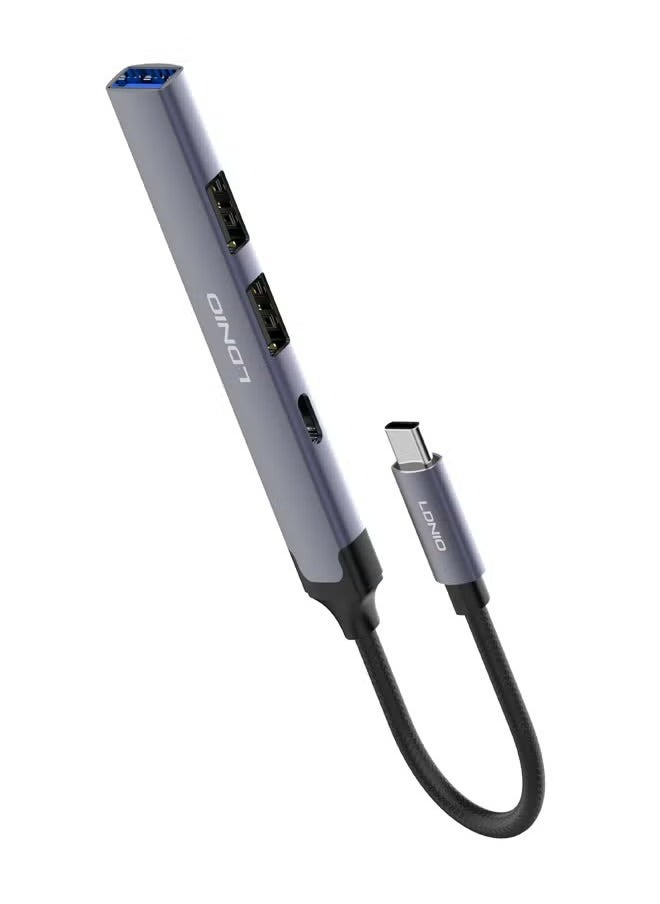 LDNIO 4 in 1 usb c hub station Mini Converter Laptop Docking Station  - Image 2