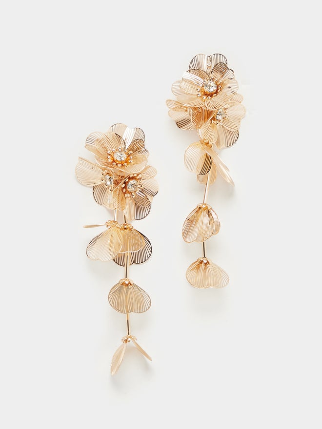Styli Styli Flower Drop Earrings  - Image 1