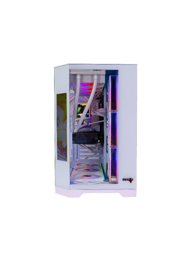 Spear Pc Gaming PRO – Intel Core i5-14400F, RTX 5060 8GB Triple-Fan, 16GB DDR5, 1TB NVMe SSD 3300MB/s, 700W 80+ PSU, 360mm Curved Liquid Cooler, ARGB Case with 7 Fans & Corner Display, Windows 11 Pro White - Image 3