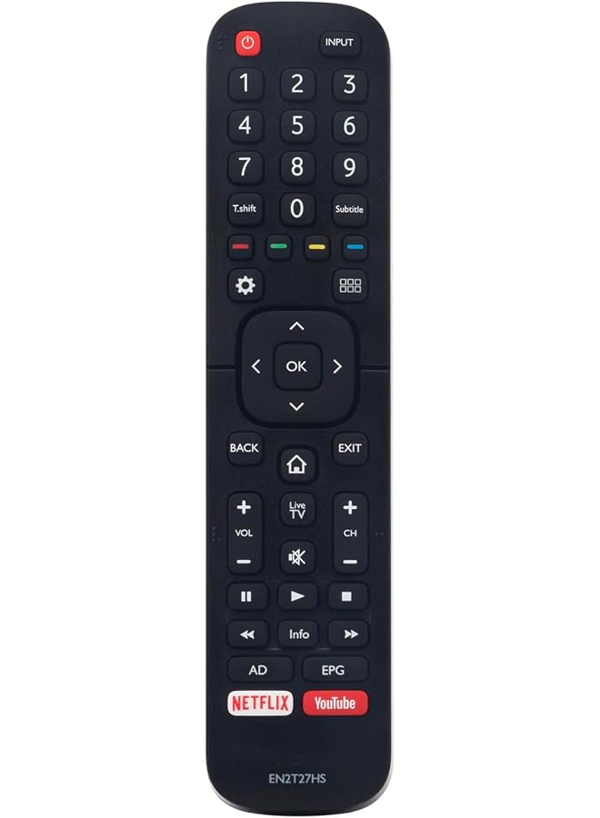 The Bros EN2T27HS Replacement Remote Applicable for Hisense TV 55N3000UX 50N3000UX 43N3000UX 32N2170W 39N2170PW 40N217PW 43N217PW 49N2170PM - Image 1