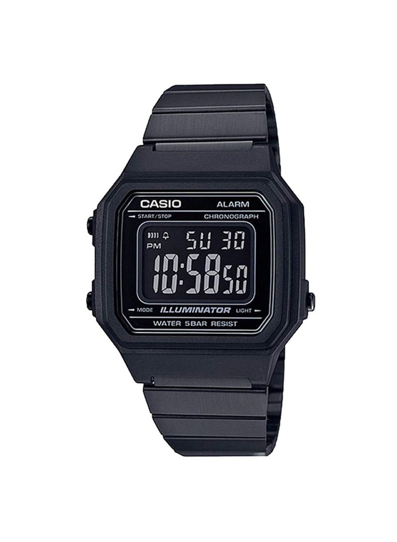 CASIO Water Resistant Digital Watch B650WB-1BDF Black - Image 1