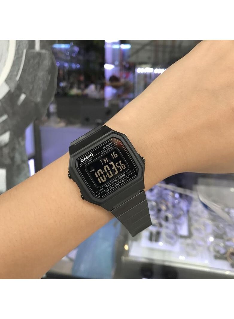 CASIO Water Resistant Digital Watch B650WB-1BDF Black - Image 4