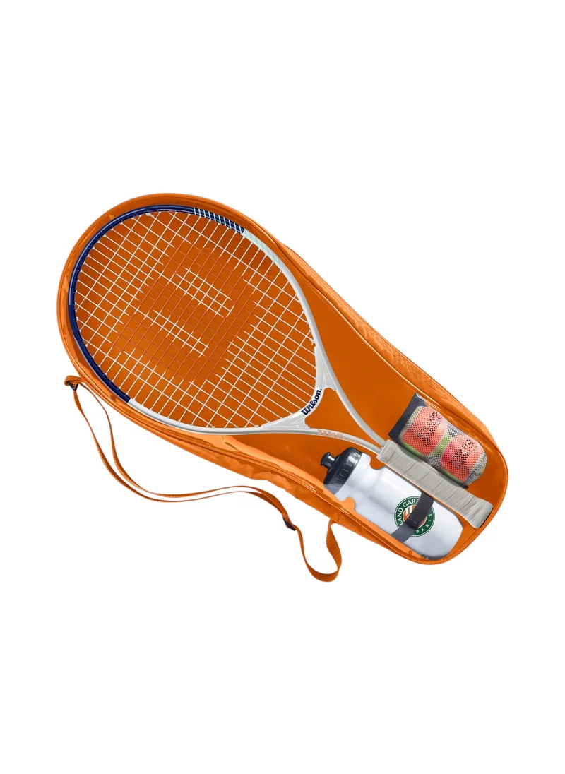 ويلسون Roland Garros Elite 23 Tennis Racket Kit For Junior - White
