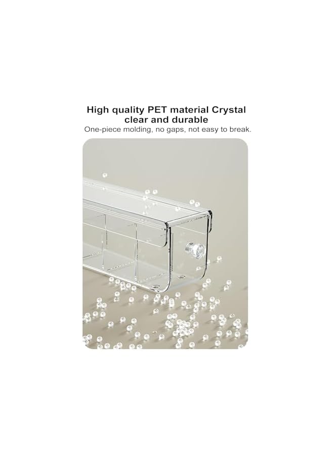 Green Tiger Wall Mount Socks Drawer, Multifunctional Punch-Free Wall Underwear Socks Organizer Box, Wall Mounted Drawer Organizer, Wardrobe Wall Mounted Transparent Storage Box For Panties, Socks, Underwear - Image 5