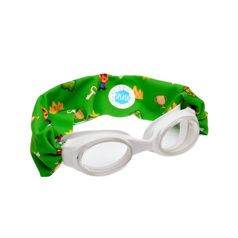 Splash Place KIDS SWIM GOGGLES with Fabric Strap TangleFree Swimming Goggles for Kids LEVEL UP - Image 2
