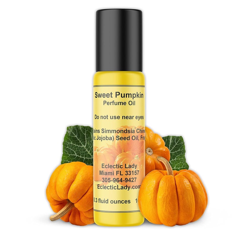 Sweet Pumpkin Perfume Oil 03 Oz Portable RollOn Fragrance with LongLasting Scent Delightful Essential Oils and Jojoba Oil For Daily Use