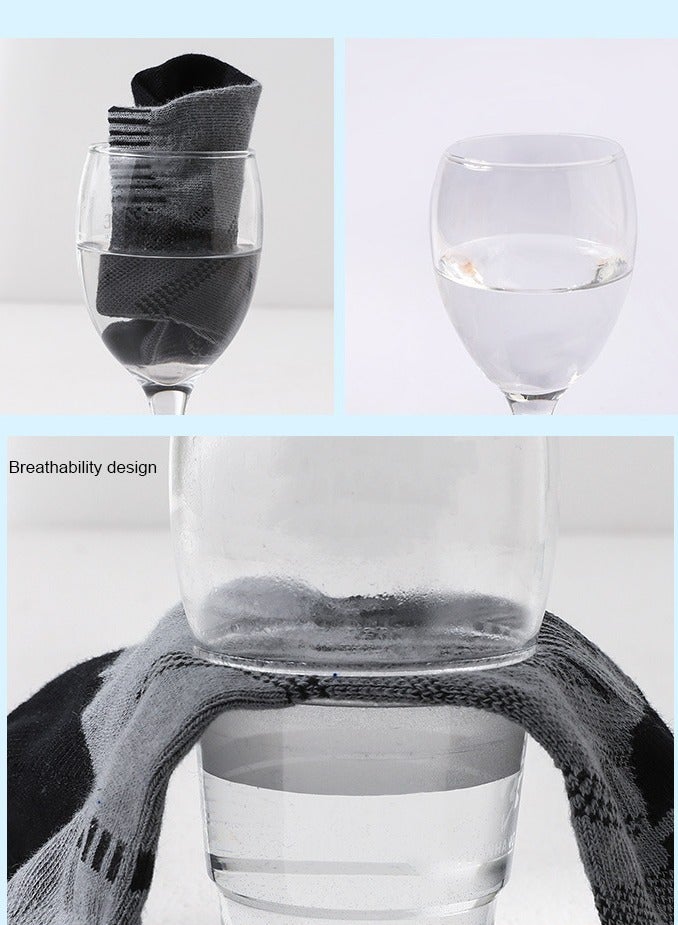 infino Mens Athletic Socks (5-Pack) - Low Cut, Sweat-Wicking, Odour-Resistant, All-Season Comfort - Ideal for Active Lifestyles, Running & Everyday Wear - Ultimate Socks for Men Collection - Image 4