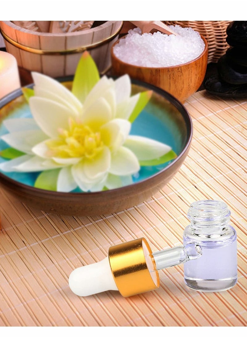 Y&D Clear Glass Dropper Bottle 5ML Sample Storage Containers Vials Eye Dispenser  - Image 5
