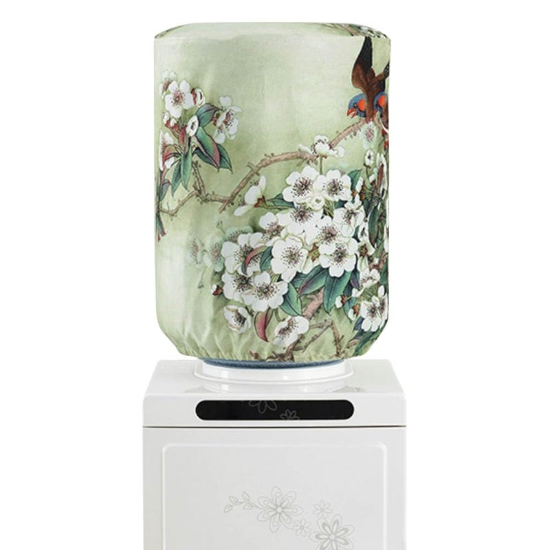 ZUYYON Water Bottle Cover 5 Gallon Reusable Water Dispenser Barrel Dust Cover Fabric Bucket Decoration for Office Living Room