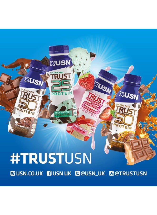 USN Trust Protein Milkshake 500ml – Vanilla Flavor – Pack of 6 - Image 3