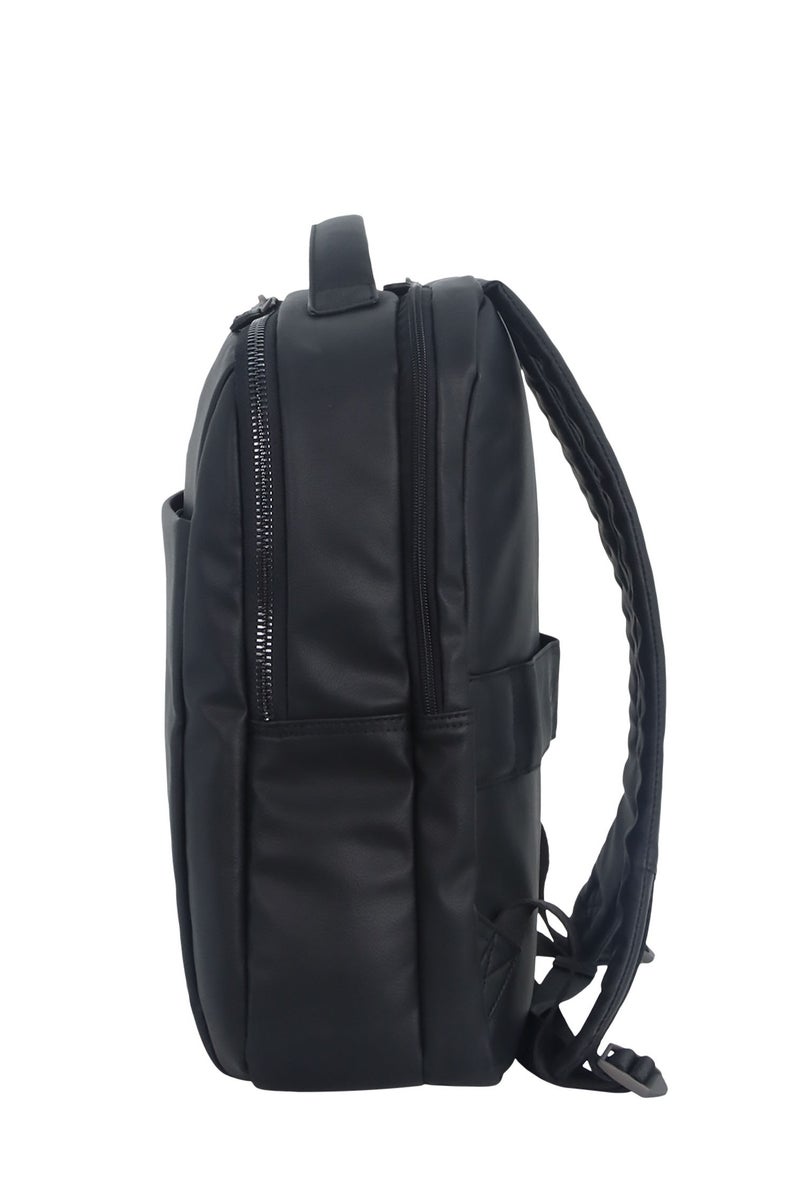 Discovery RFID Travel Laptop Backpack Black – Fits MacBook Pro 16" & iPad Pro 12.9", Luggage Strap, Anti-Theft RFID, Stylish Work Bag with Key Holder - Image 3