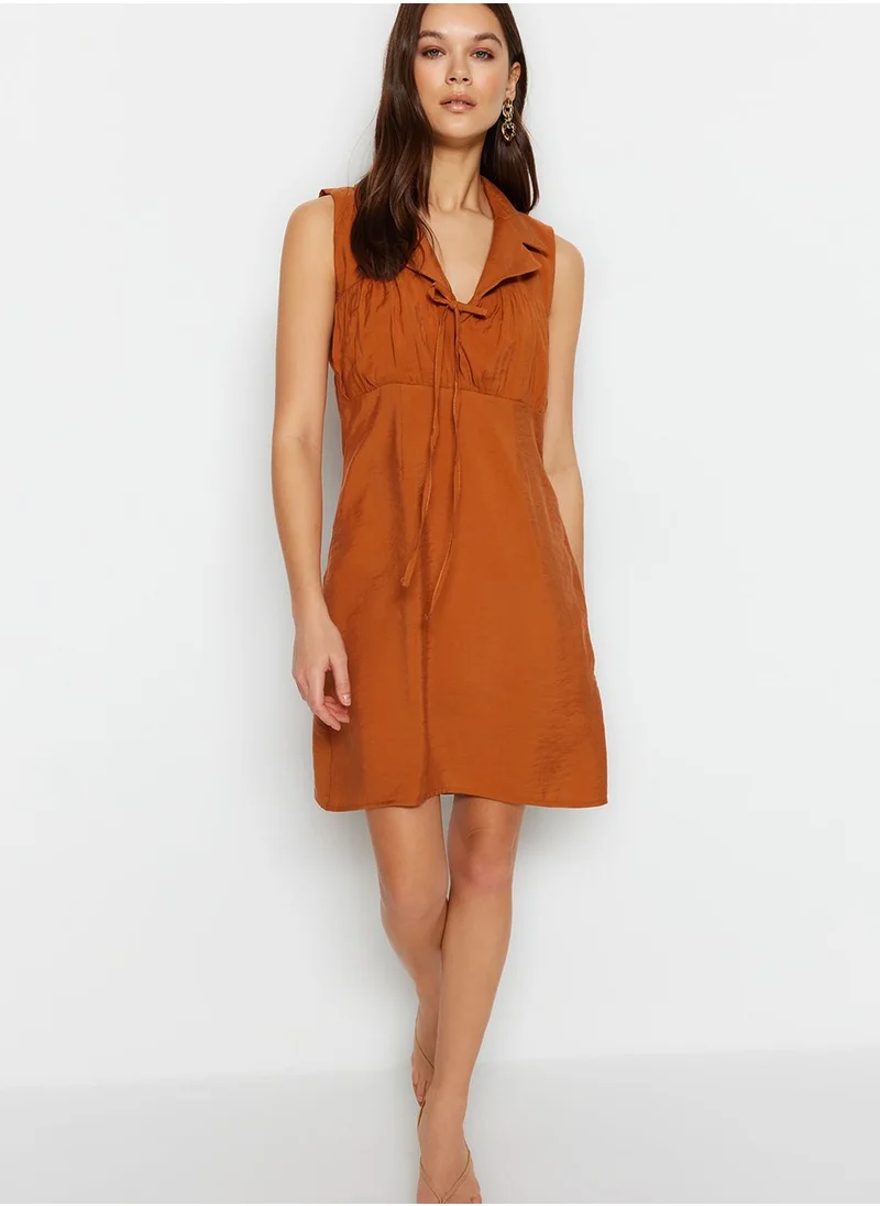 trendyol Lapell Collar Dress