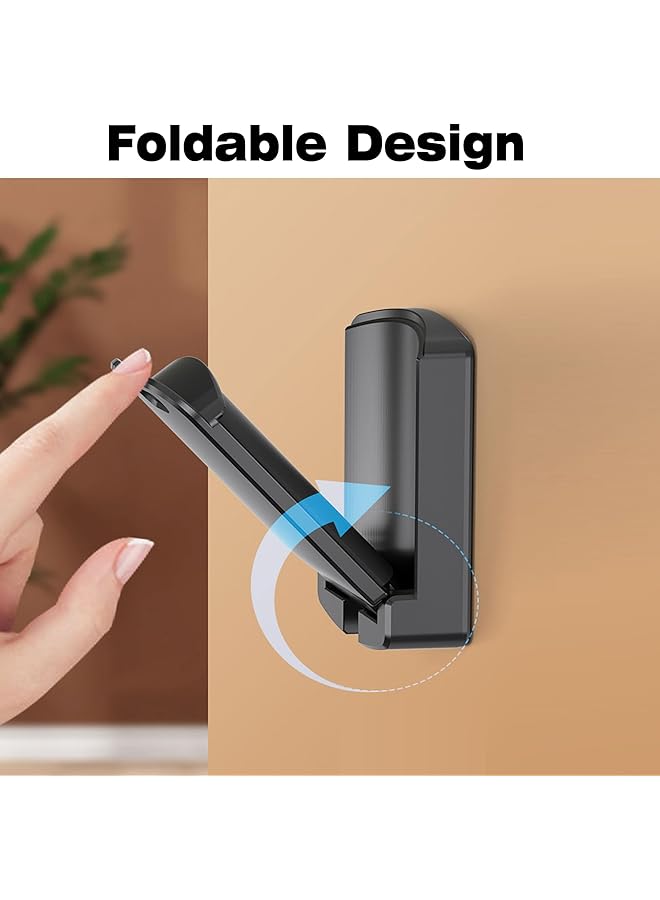 erorex Headphone Stand With Hanger Hook Headphone Hanger Wall Hooks With Strong Adhesive Save Space Durable Headset Holder For Universal Gaming Headset Black - Image 3