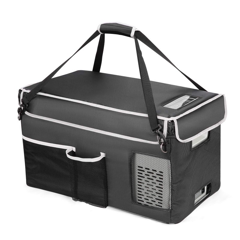 BougeRV 23 Quart Insulated Protective Cover, 12 Volt Car Refrigerator Cover, Portable Freezer Cover CR22 Refrigerator (Refrigerator NOT Included, NOT for CRPRO Fridge)