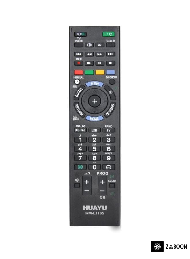 Zaboon Remote Control For Sony 3D TV Black