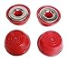 Quadrapoint Hub Cap compatible with Popular Red Wagon Brand Plastic Folding Wagons 716 RED NOT for Wood or Steel Wagons - Image 3