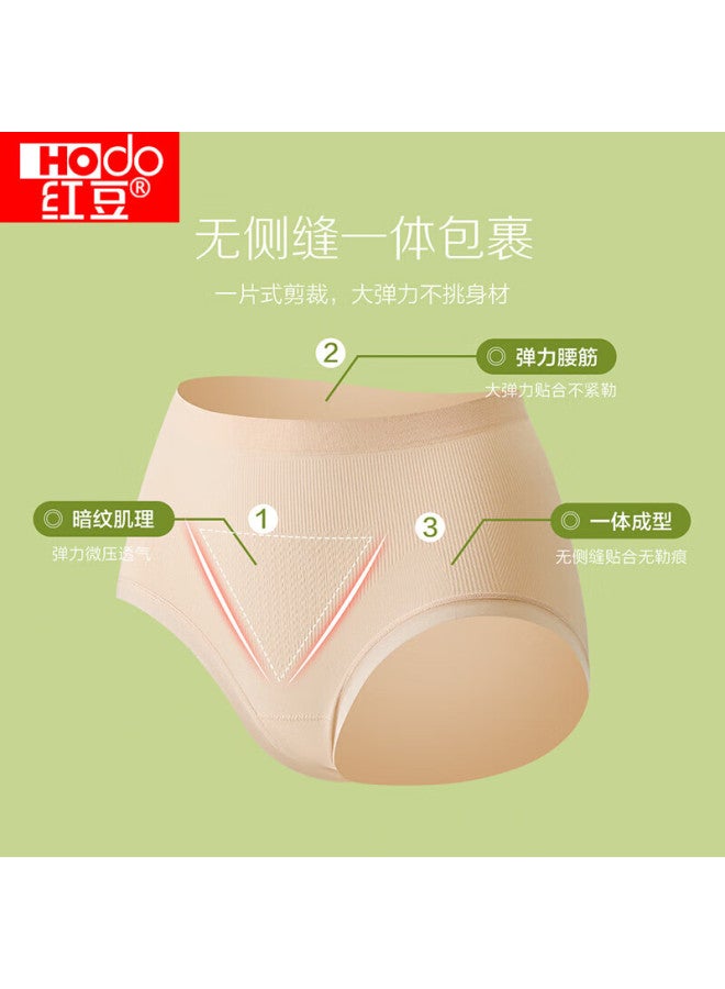 hongdou Hodo Women's Tummy Control And Lifting Panties, Seamless Jacquard High-elastic Shapewear, 3-pack, One Size Fits All - Image 2